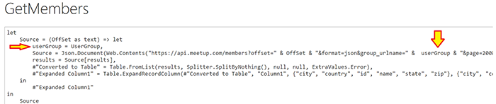 Use Parameter